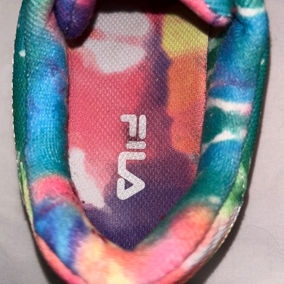 Women’s Colorful Tie Dye Platform Fila Sneakers | Size 7.5 - Picture 6 of 7